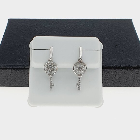 925 sterling silver luxury CZ earrings for women/girls, Best for gRJUS215 - Picture 4 of 11